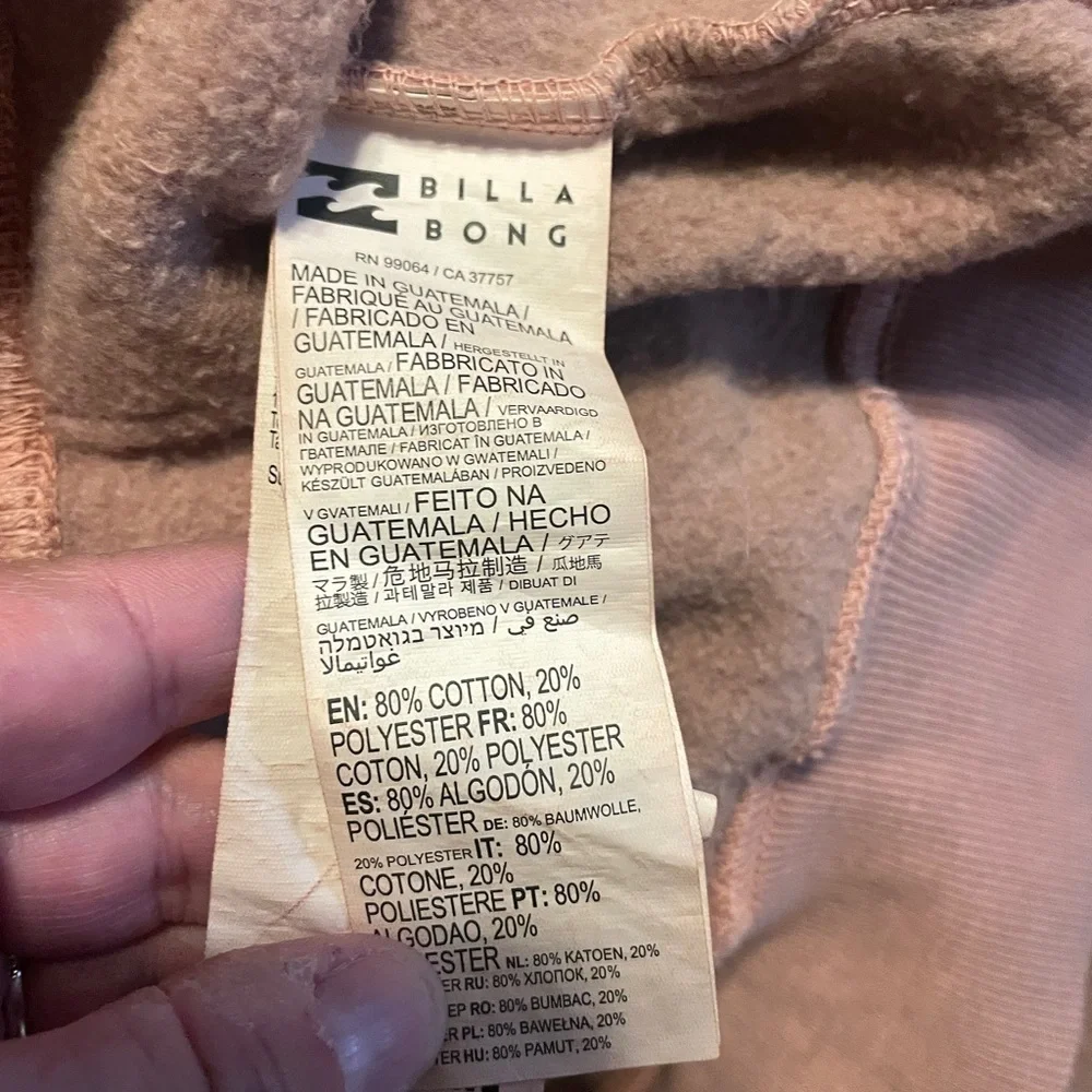 Billabong Skyline Graphic Hoodie Small ‎ Cozy Casual Streetwear Loungewear Y2K - Picture 8 of 8